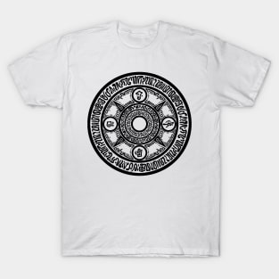 Red Horizon - Nehtali's Spell Circle - Black T-Shirt